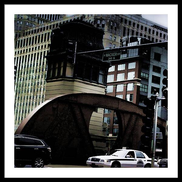 Wacker Drive Chicago - Framed Print