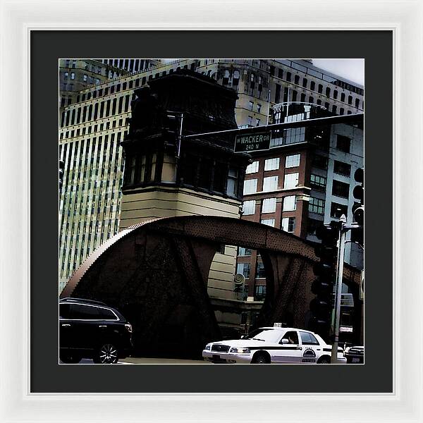 Wacker Drive Chicago - Framed Print