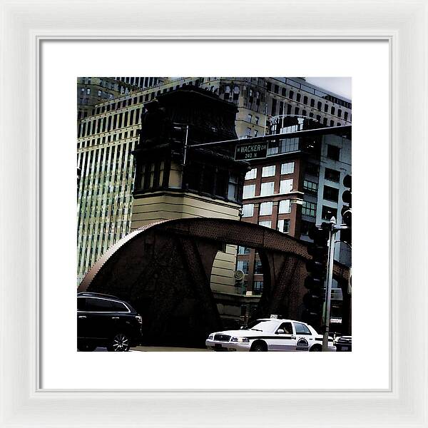 Wacker Drive Chicago - Framed Print