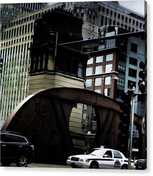 Wacker Drive Chicago - Acrylic Print