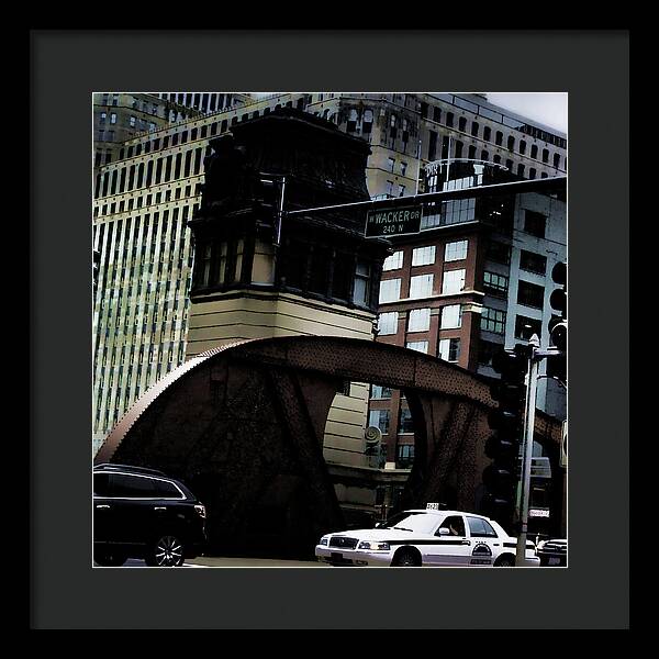 Wacker Drive Chicago - Framed Print