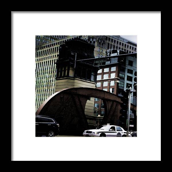 Wacker Drive Chicago - Framed Print