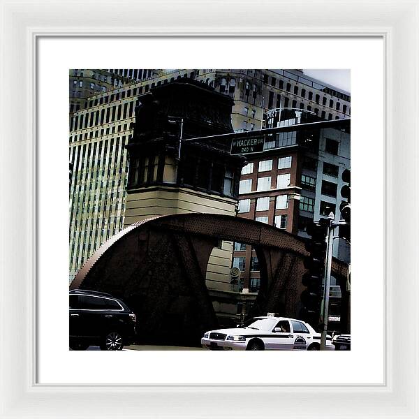 Wacker Drive Chicago - Framed Print