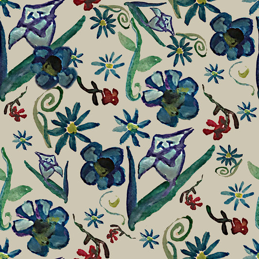 Watercolor Flowers Digital Image Download