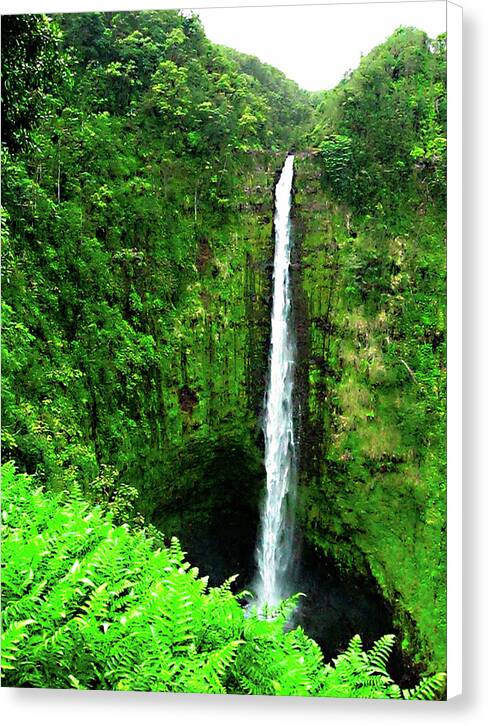 Waterfall Hawaii - Canvas Print