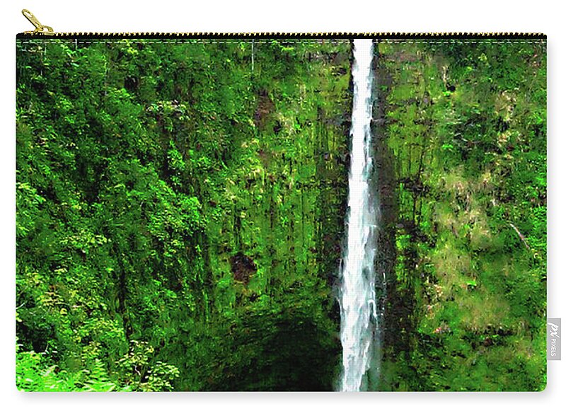 Waterfall Hawaii - Zip Pouch