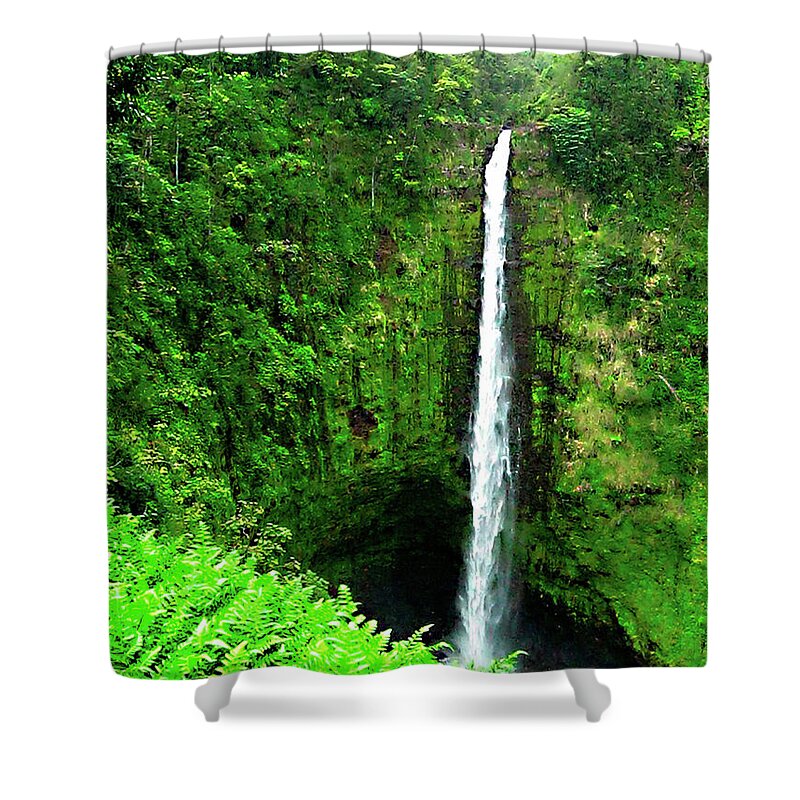 Waterfall Hawaii - Shower Curtain