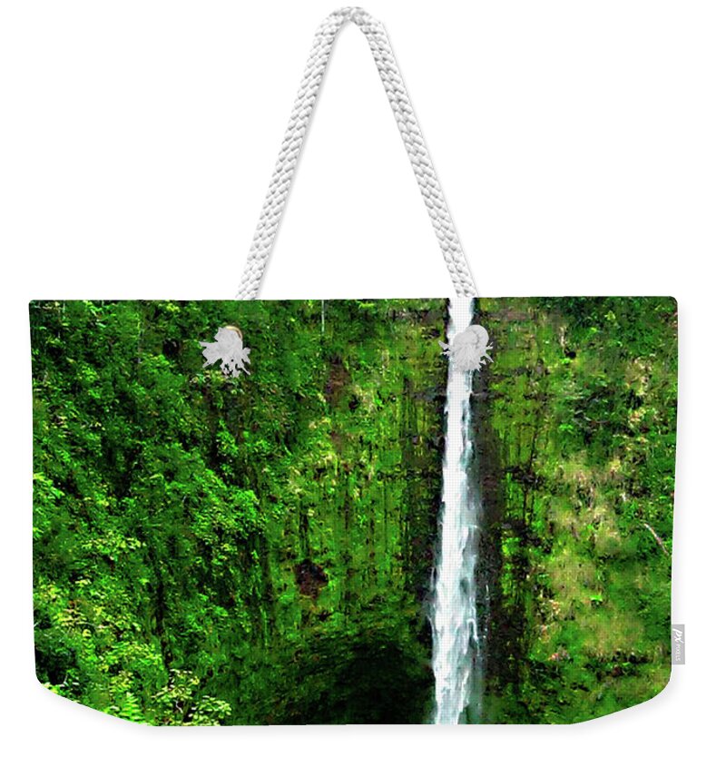 Waterfall Hawaii - Weekender Tote Bag