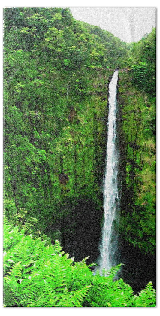 Waterfall Hawaii - Bath Towel