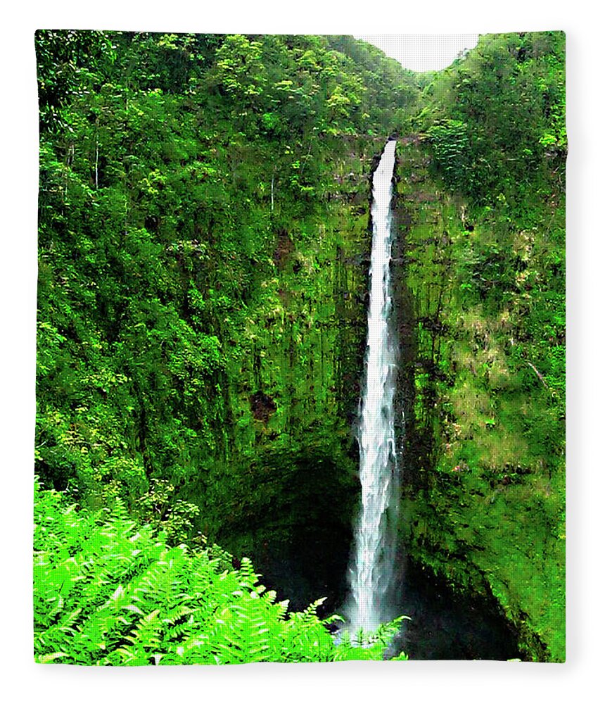 Waterfall Hawaii - Blanket