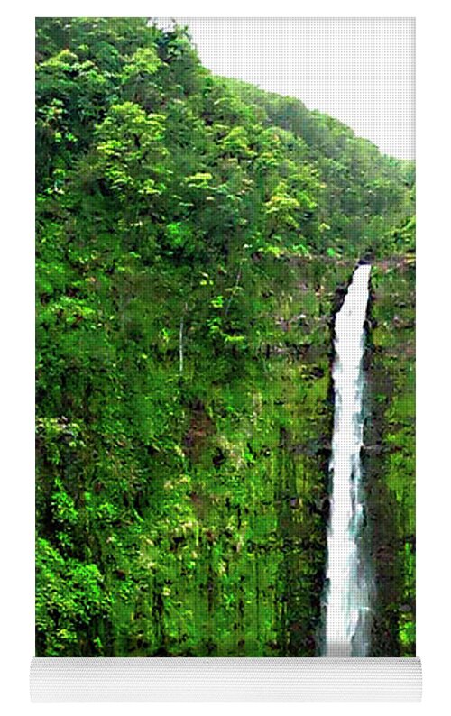 Waterfall Hawaii - Yoga Mat