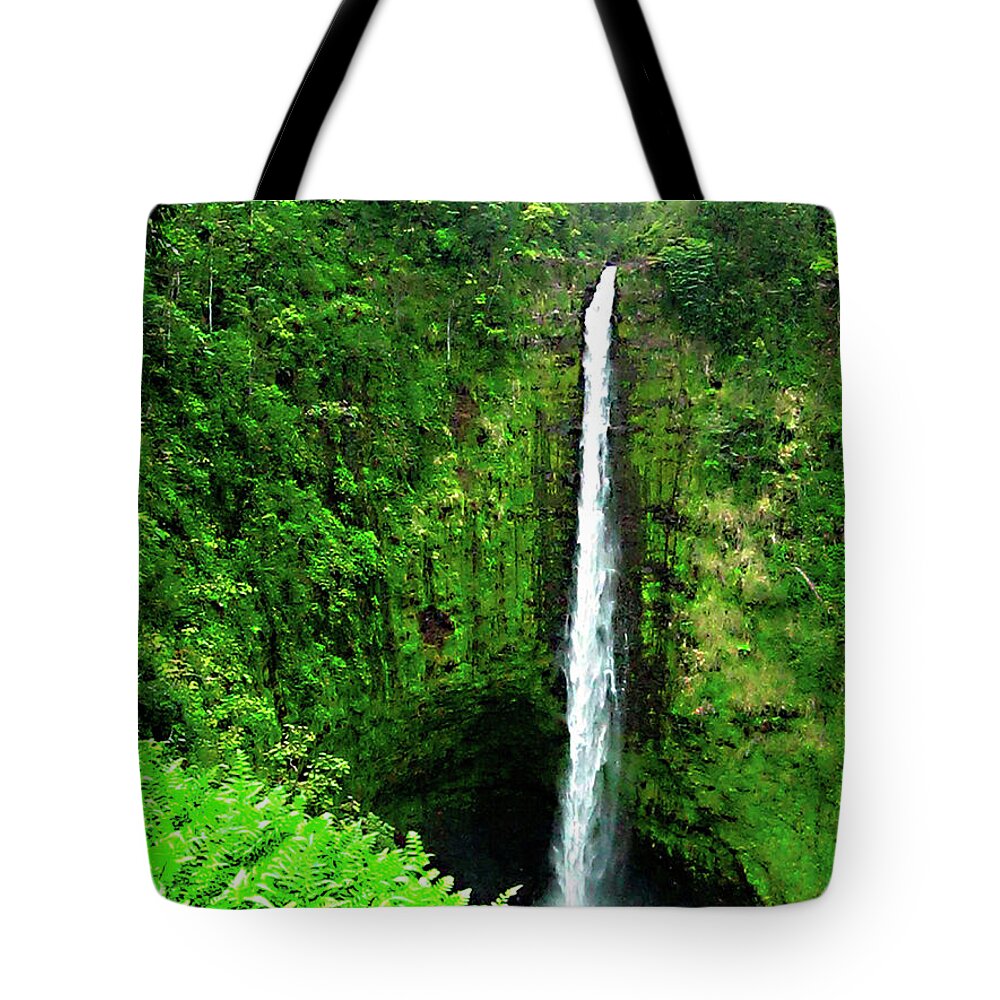 Waterfall Hawaii - Tote Bag