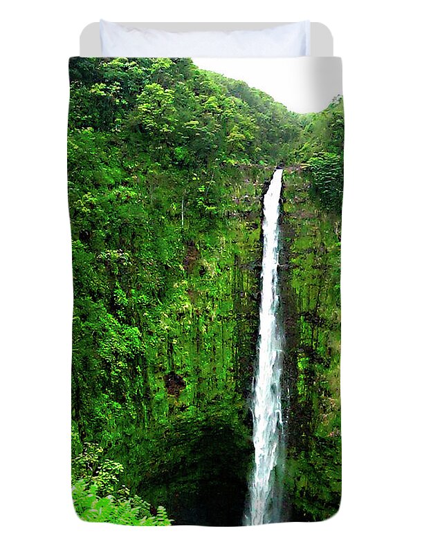 Waterfall Hawaii - Duvet Cover