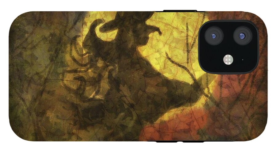 Witch on Texture - Phone Case