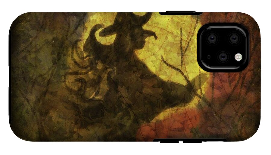 Witch on Texture - Phone Case