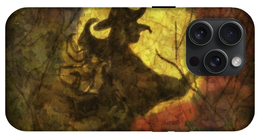 Witch on Texture - Phone Case