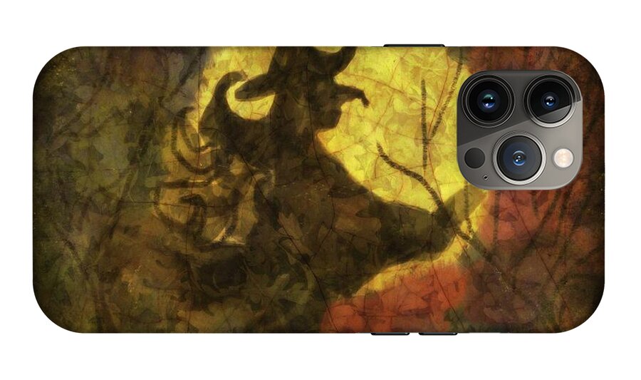 Witch on Texture - Phone Case