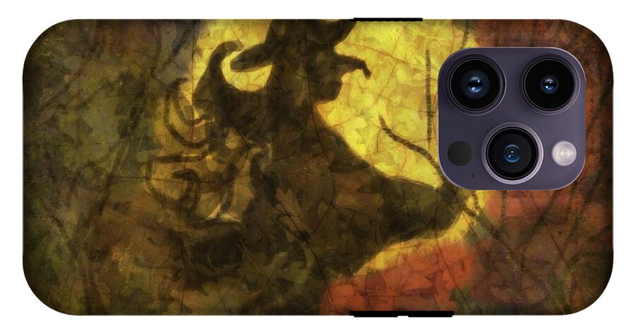 Witch on Texture - Phone Case