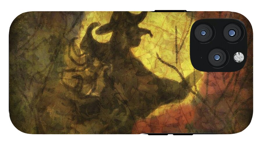 Witch on Texture - Phone Case