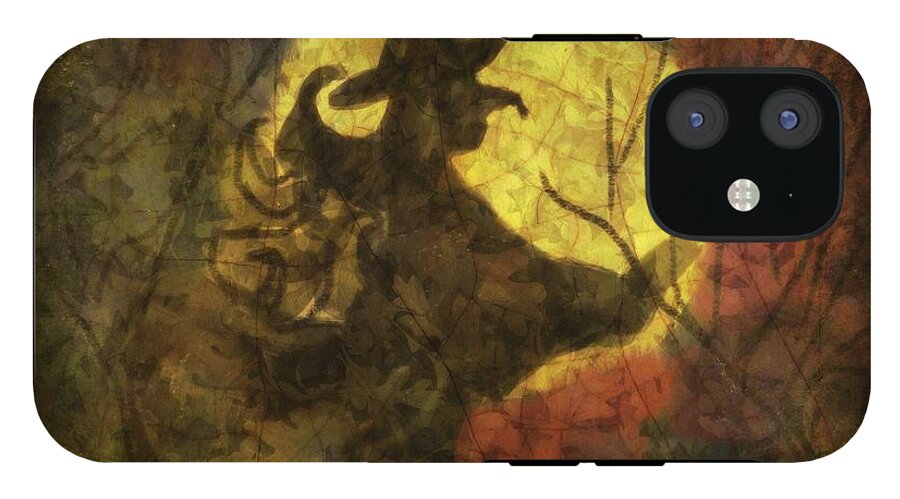 Witch on Texture - Phone Case