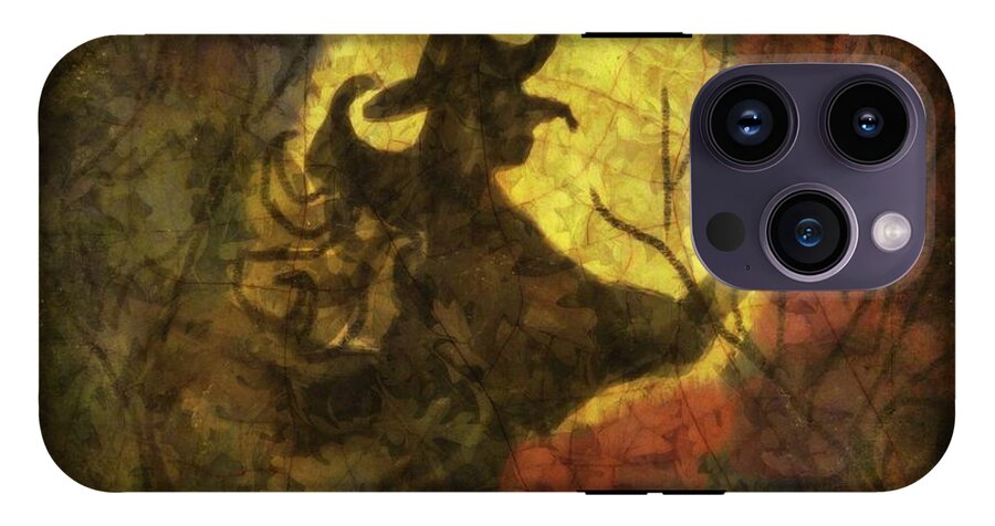 Witch on Texture - Phone Case