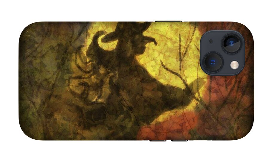 Witch on Texture - Phone Case