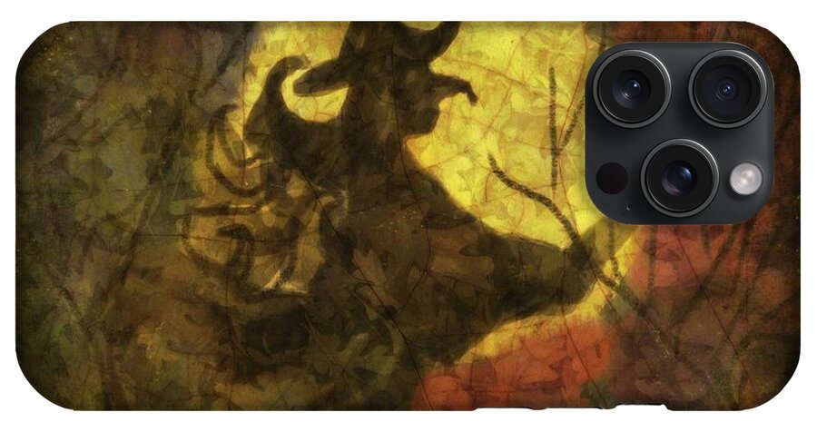 Witch on Texture - Phone Case