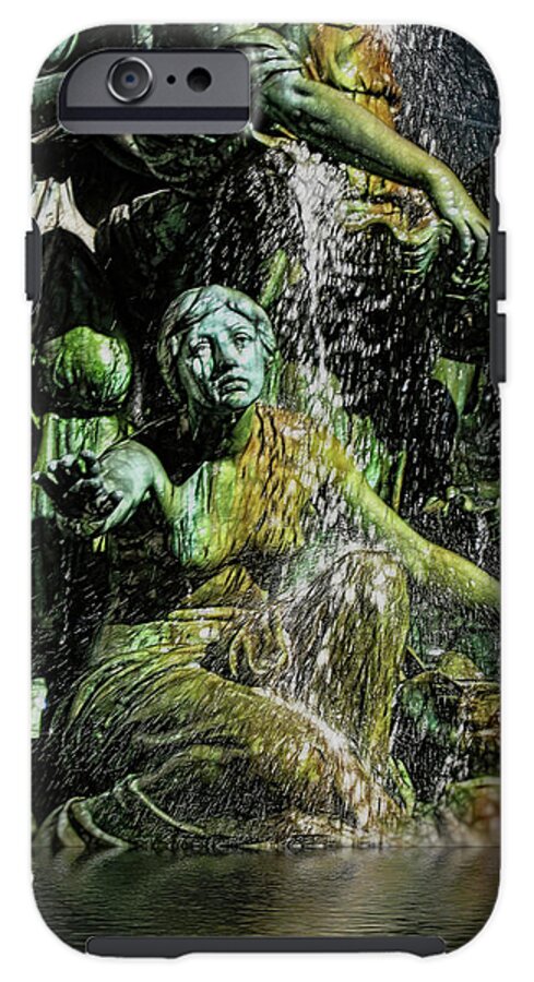 Woman in The Fountain Chicago - Phone Case