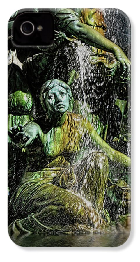 Woman in The Fountain Chicago - Phone Case