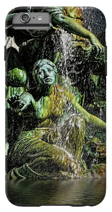 Woman in The Fountain Chicago - Phone Case