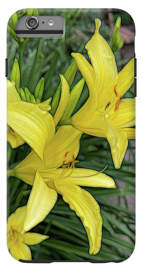 Yellow Daylilies In July - Phone Case