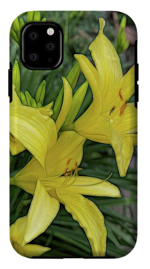 Yellow Daylilies In July - Phone Case