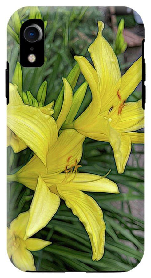 Yellow Daylilies In July - Phone Case