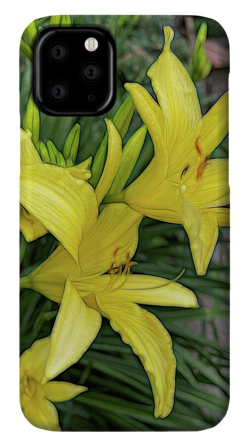 Yellow Daylilies In July - Phone Case