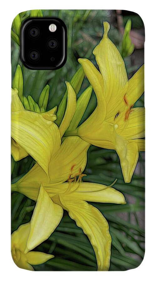 Yellow Daylilies In July - Phone Case