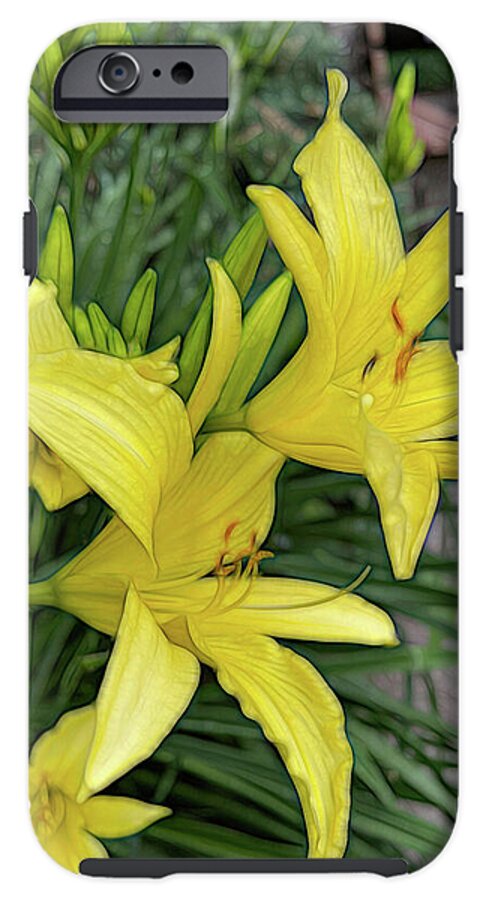 Yellow Daylilies In July - Phone Case