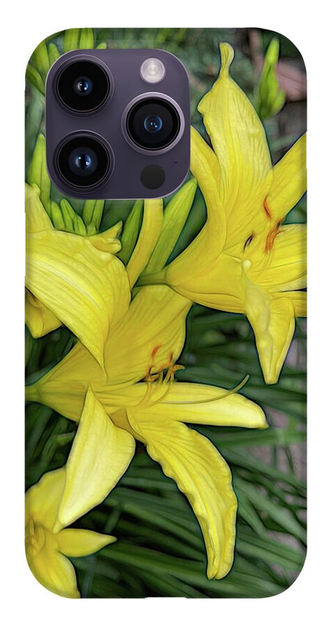 Yellow Daylilies In July - Phone Case