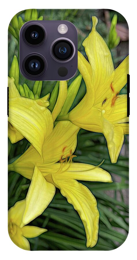 Yellow Daylilies In July - Phone Case