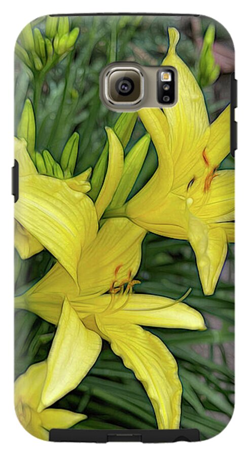 Yellow Daylilies In July - Phone Case