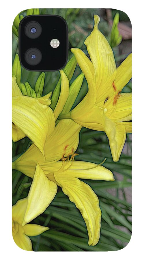 Yellow Daylilies In July - Phone Case