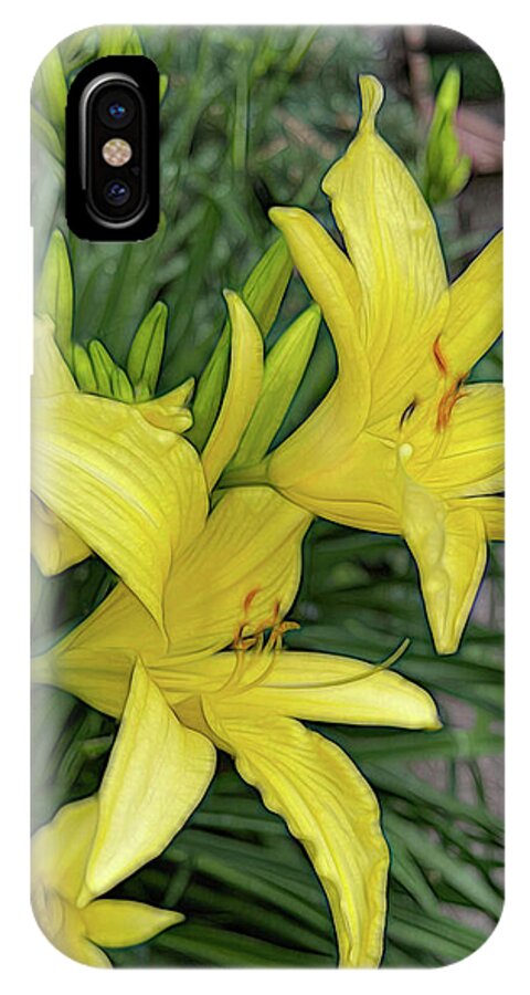 Yellow Daylilies In July - Phone Case