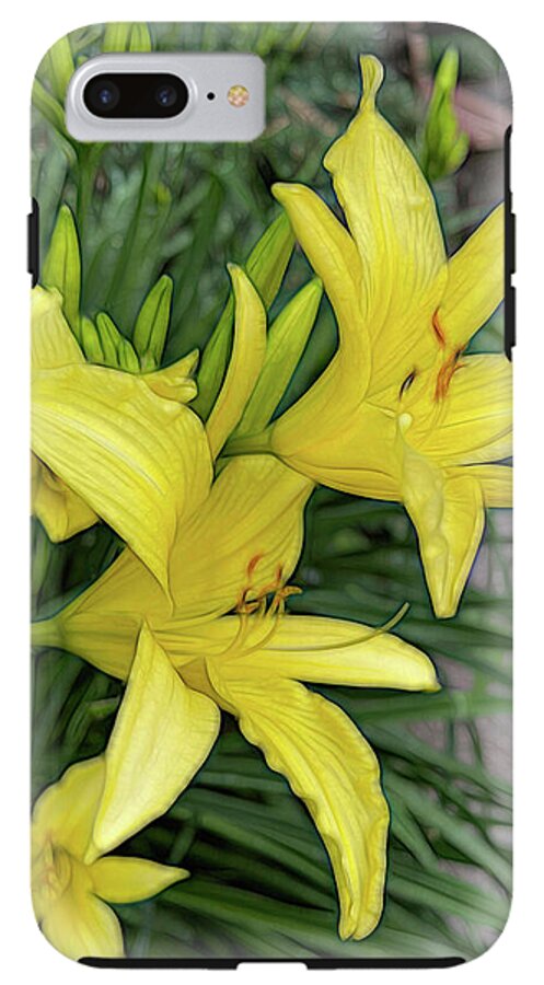 Yellow Daylilies In July - Phone Case