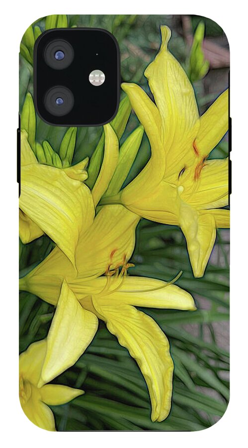 Yellow Daylilies In July - Phone Case