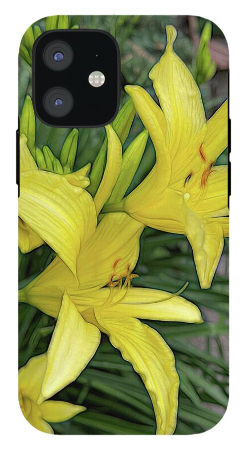 Yellow Daylilies In July - Phone Case