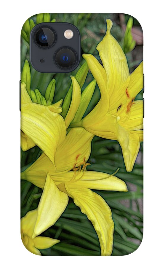 Yellow Daylilies In July - Phone Case