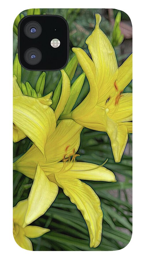 Yellow Daylilies In July - Phone Case