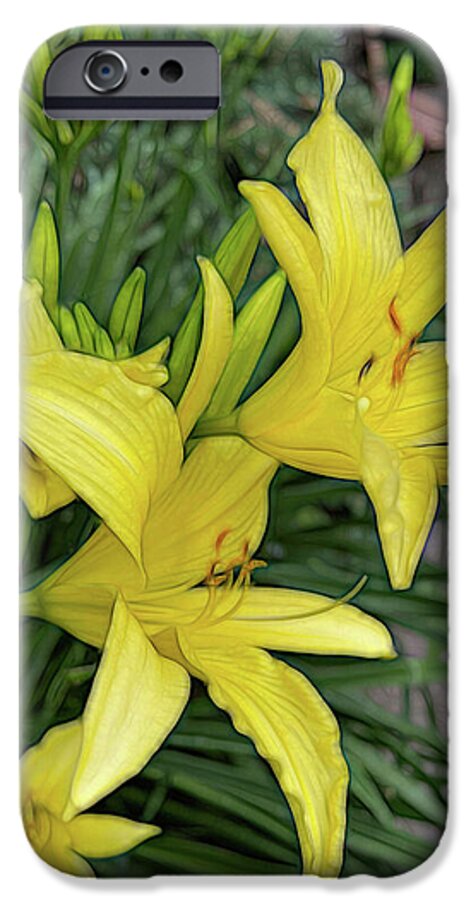 Yellow Daylilies In July - Phone Case