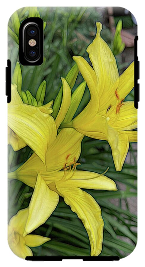 Yellow Daylilies In July - Phone Case