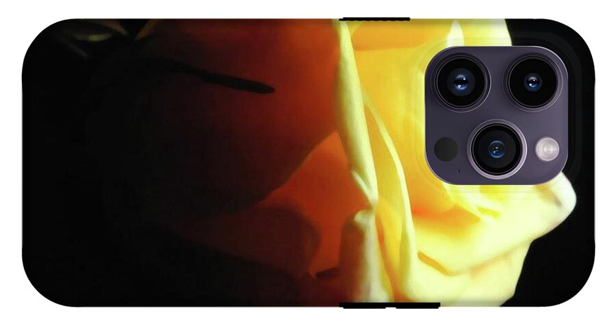 Yellow Rose Sideview - Phone Case
