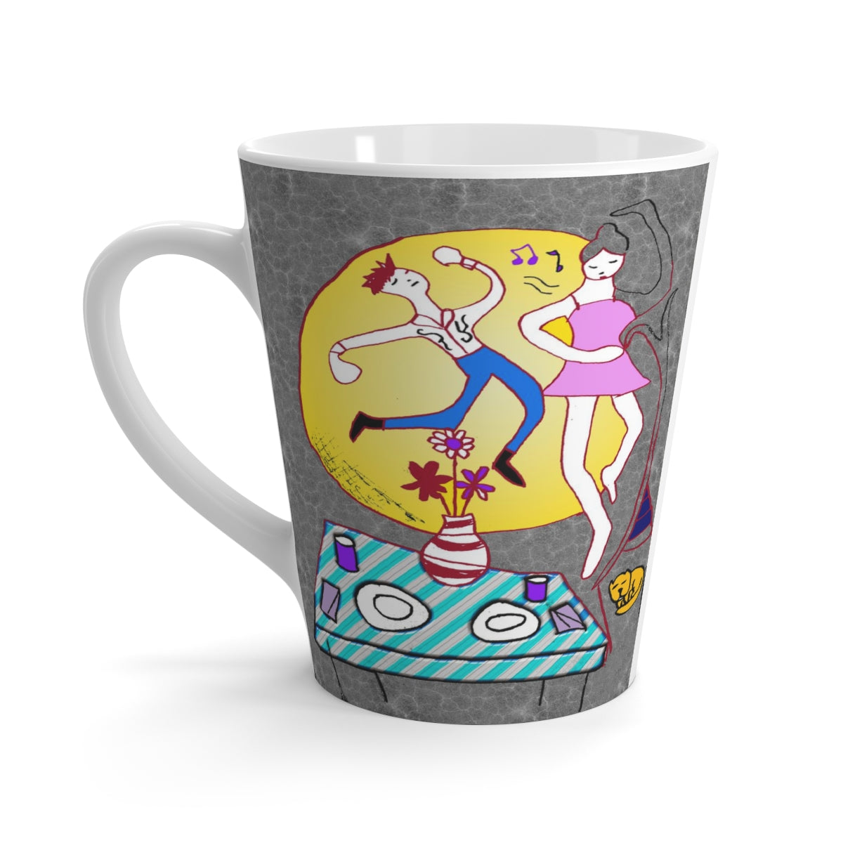 Dancin In The Moonlight Latte Mug